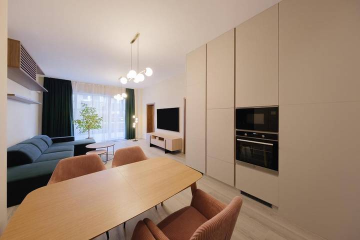 Appartement de vacances pour 4 personnes, avec Terrasse ainsi que Jardin et Vue