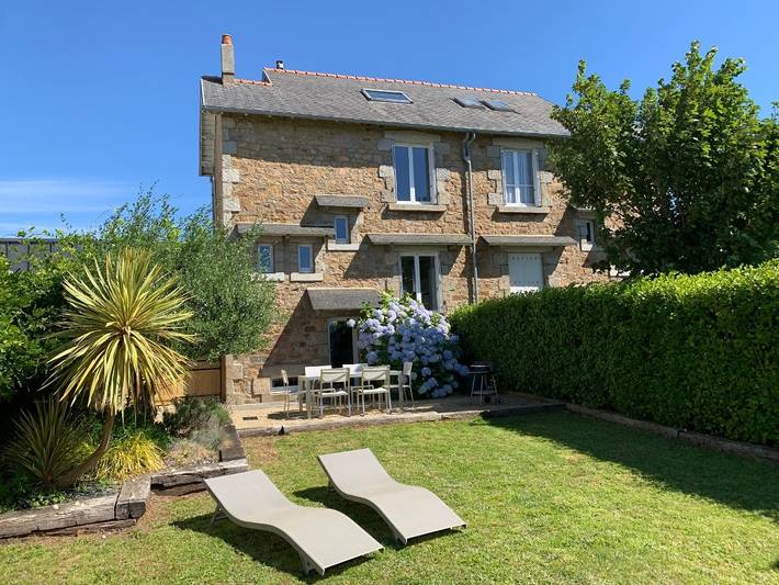 Maison de vacances pour 6 personnes, avec Balcon ainsi que Terrasse et Jardin