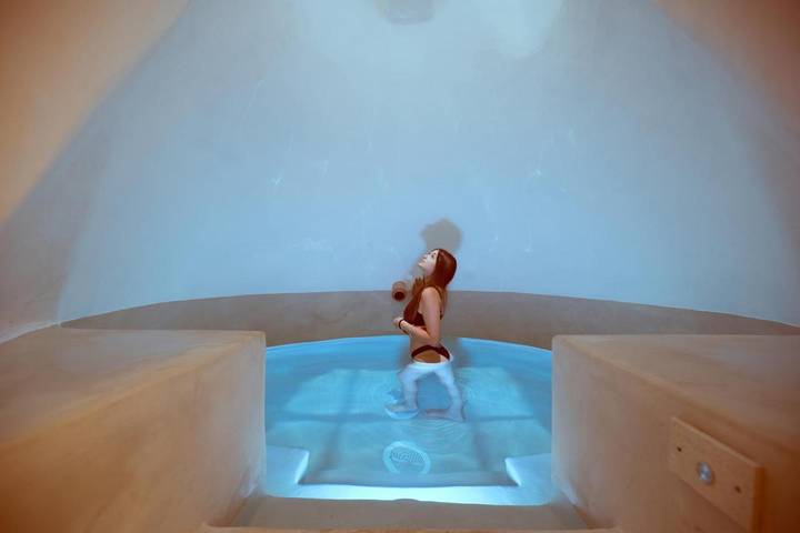 Location de vacances pour 4 personnes, avec jacuzzi ainsi que balcon et piscine à Tricase - 3