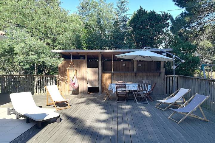 Villa pour 8 personnes, avec terrasse et jardin