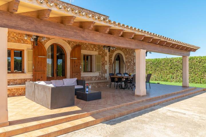 Sa Cumuna - Charmante mallorquinische Finca mit wundervollem Garten und privatem Pool. WiFi gratis in Campos, Mallorca Süden