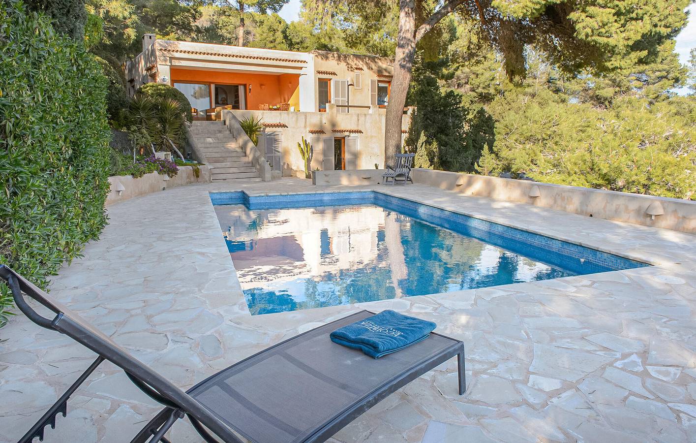 Appartement avec vue sur la mer, avec piscine et terrasse, à 1,5 km de la plage de Ses Boques in Es Cubells, Sant Josep de sa Talaia