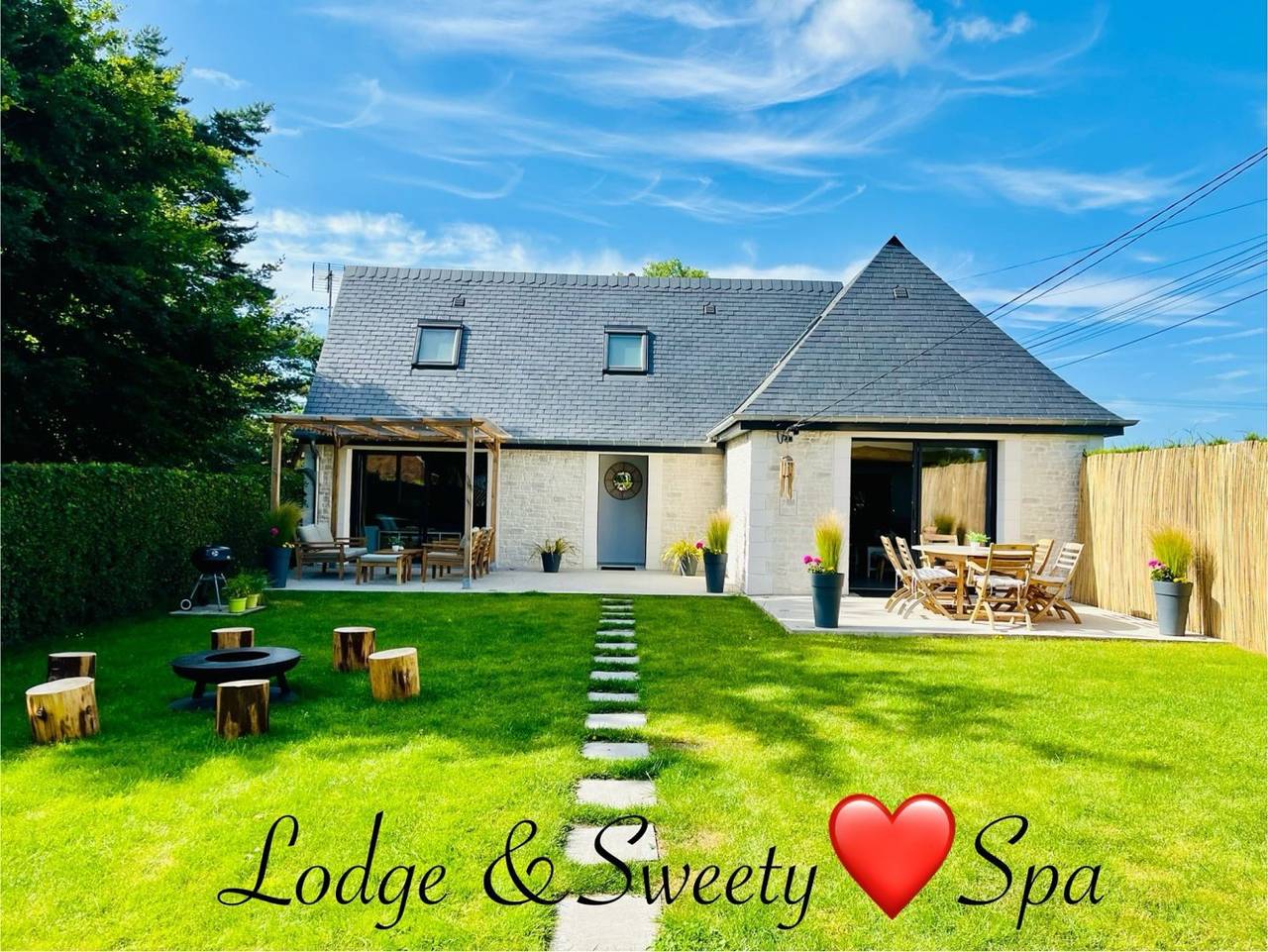 Lodge & Sweety Spa~Espace Bien-Être~Braséro 190€ in Neufchâtel-en-Bray, Région de Dieppe