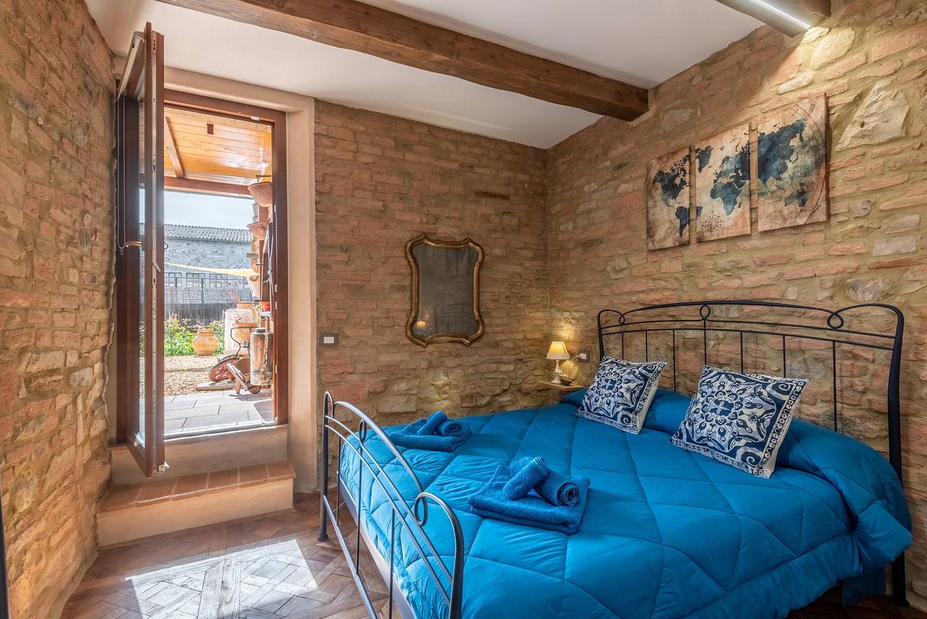 Appartamento intero, Appartamento 'Il Girasole -con Giardino-' con Aria Condizionata in Buonconvento, Siena e dintorni