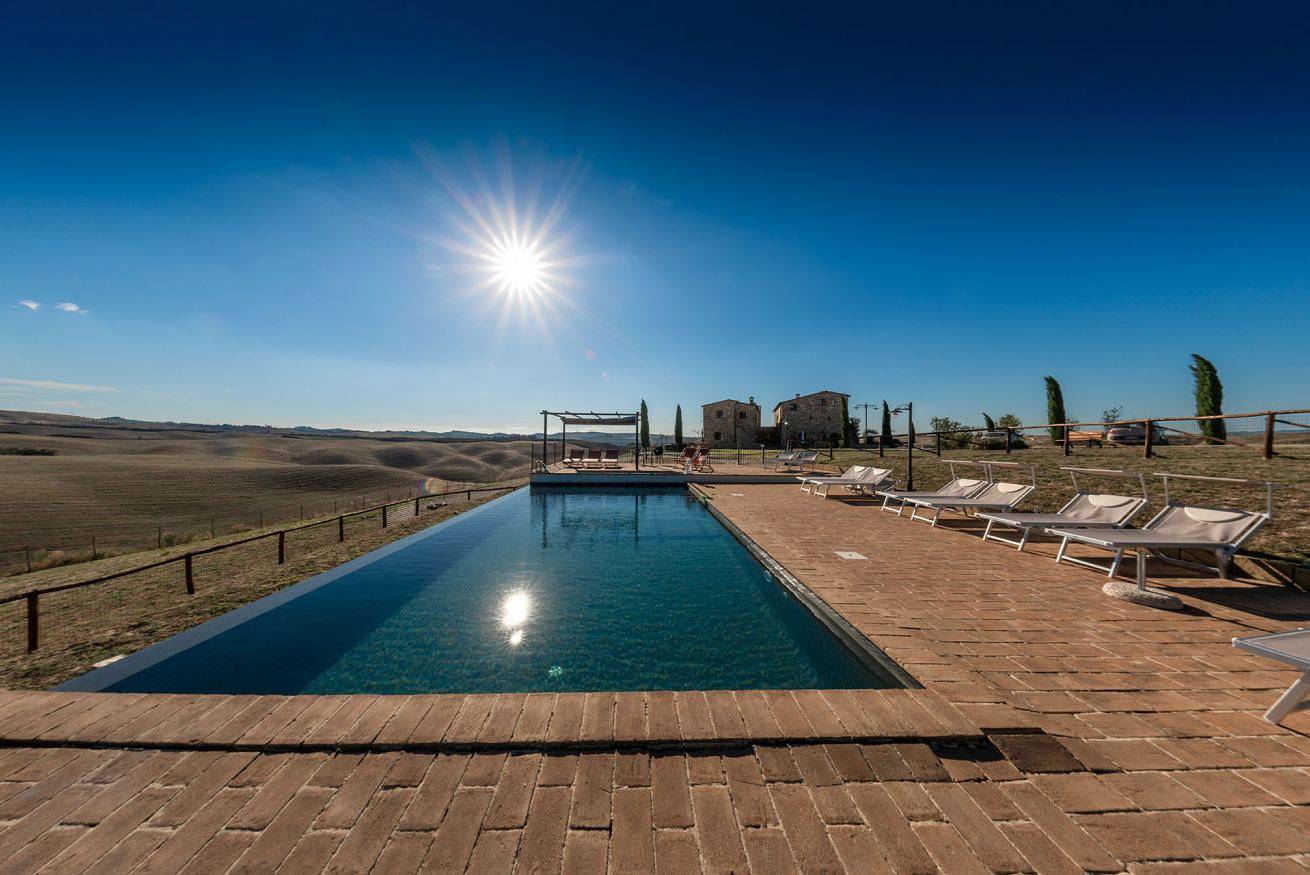 Ganze Wohnung, Ferienwohnung für 3 Personen mit Garten in Asciano, Siena Provinz