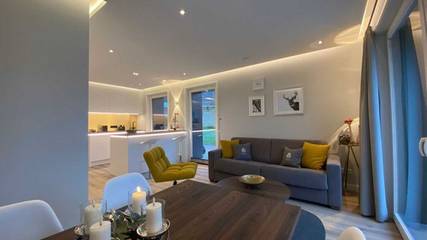Ferienwohnung für 4 Personen, mit Ausblick und Garten sowie Terrasse und Sauna, kinderfreundlich in Tecklenburg