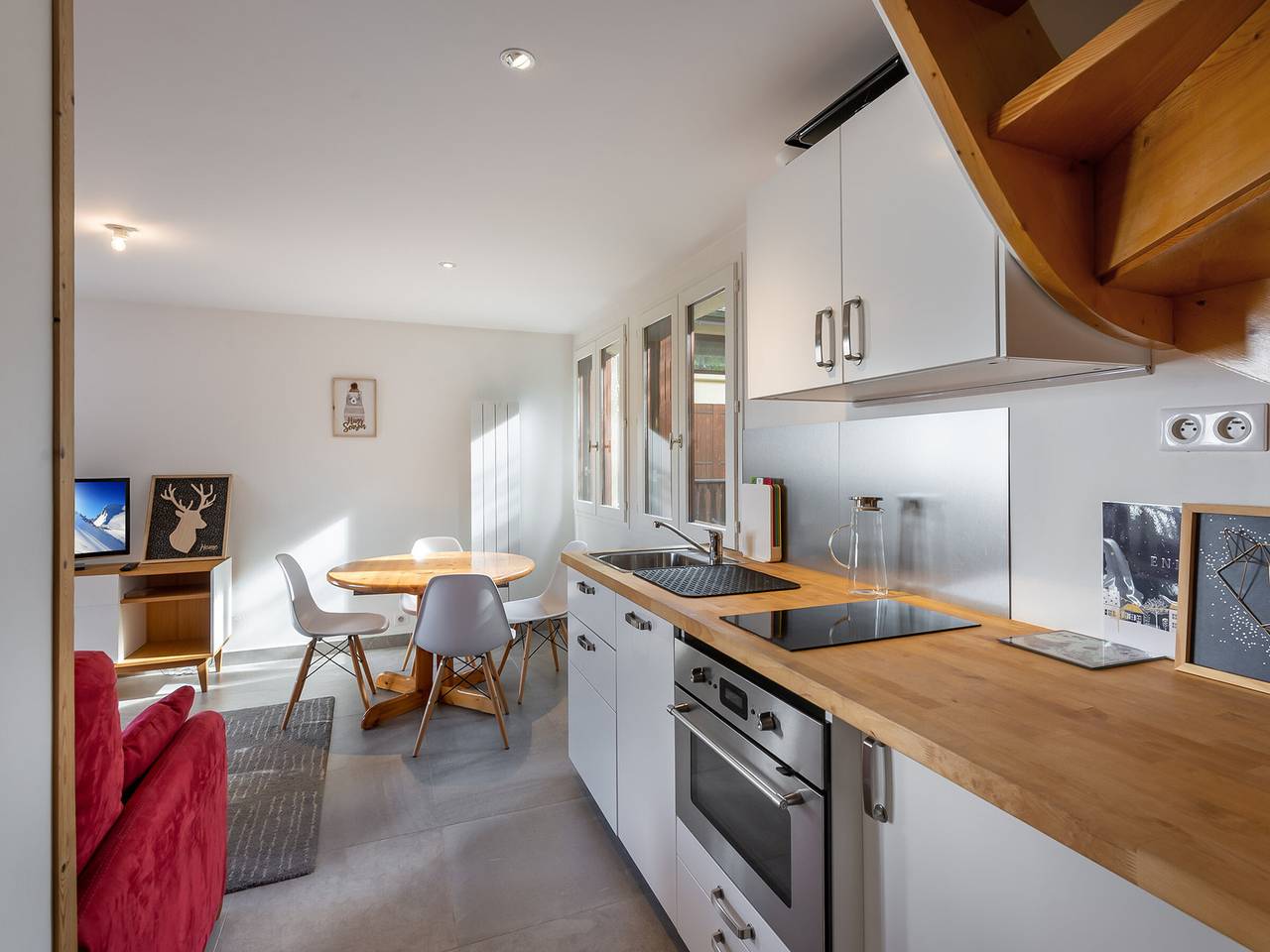 Ganze Wohnung, Gemütliche Duplex-Wohnung mit Balkon und Garage in Courchevel in Courchevel 1650 (Moriond), Saint-Bon-Tarentaise