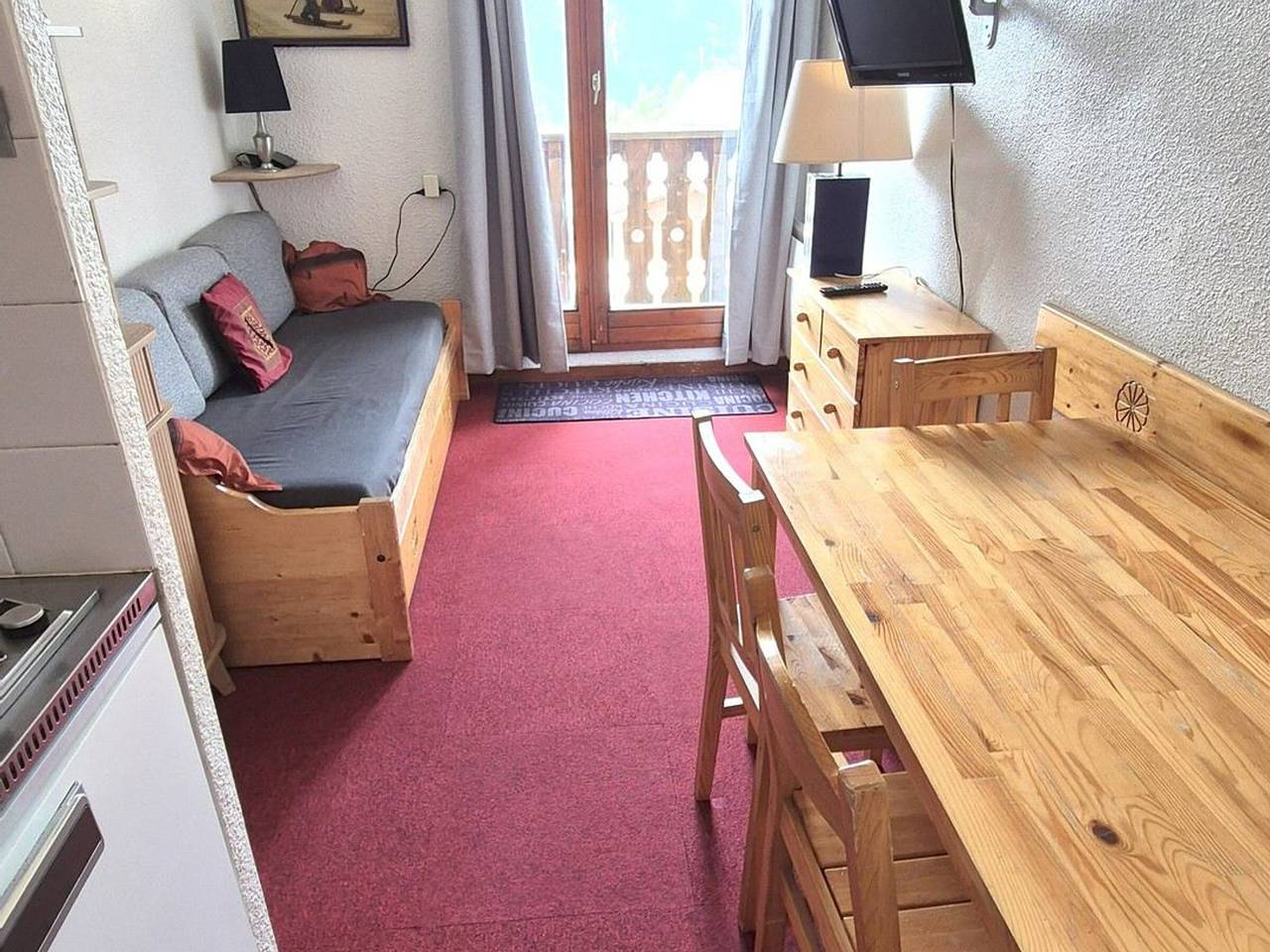 Ganzes Studio, Gemütliches 17m² Studio mit Balkon - Valfréjus in Valfréjus, Modane