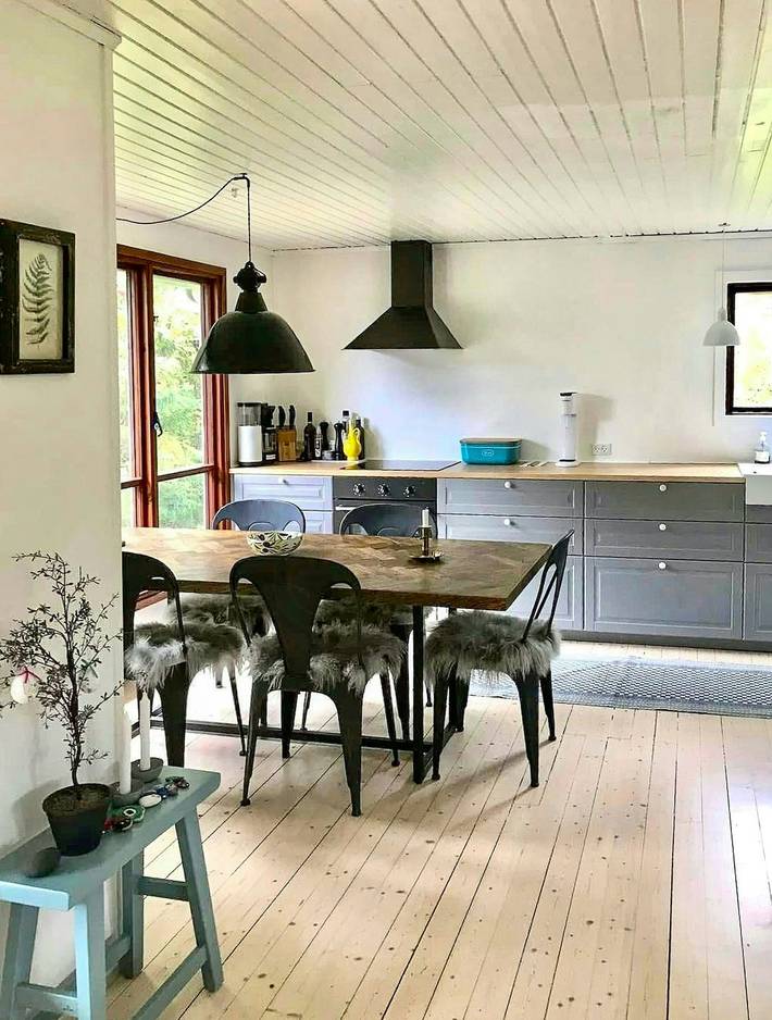 Ferieudlejning for 6 personer, med terrasse, børnevenlig i Ellinge Lyng