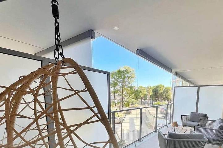 Appartement de vacances pour 4 personnes, avec piscine et balcon