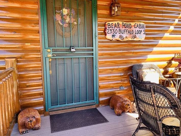Blockhütte für 6 Personen, mit Garten und Balkon, mit Haustier - 1