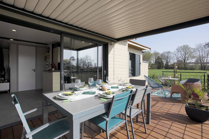 Gîte pour 5 personnes, avec piscine ainsi que jardin et terrasse, adapté aux familles dans les Landes - 3