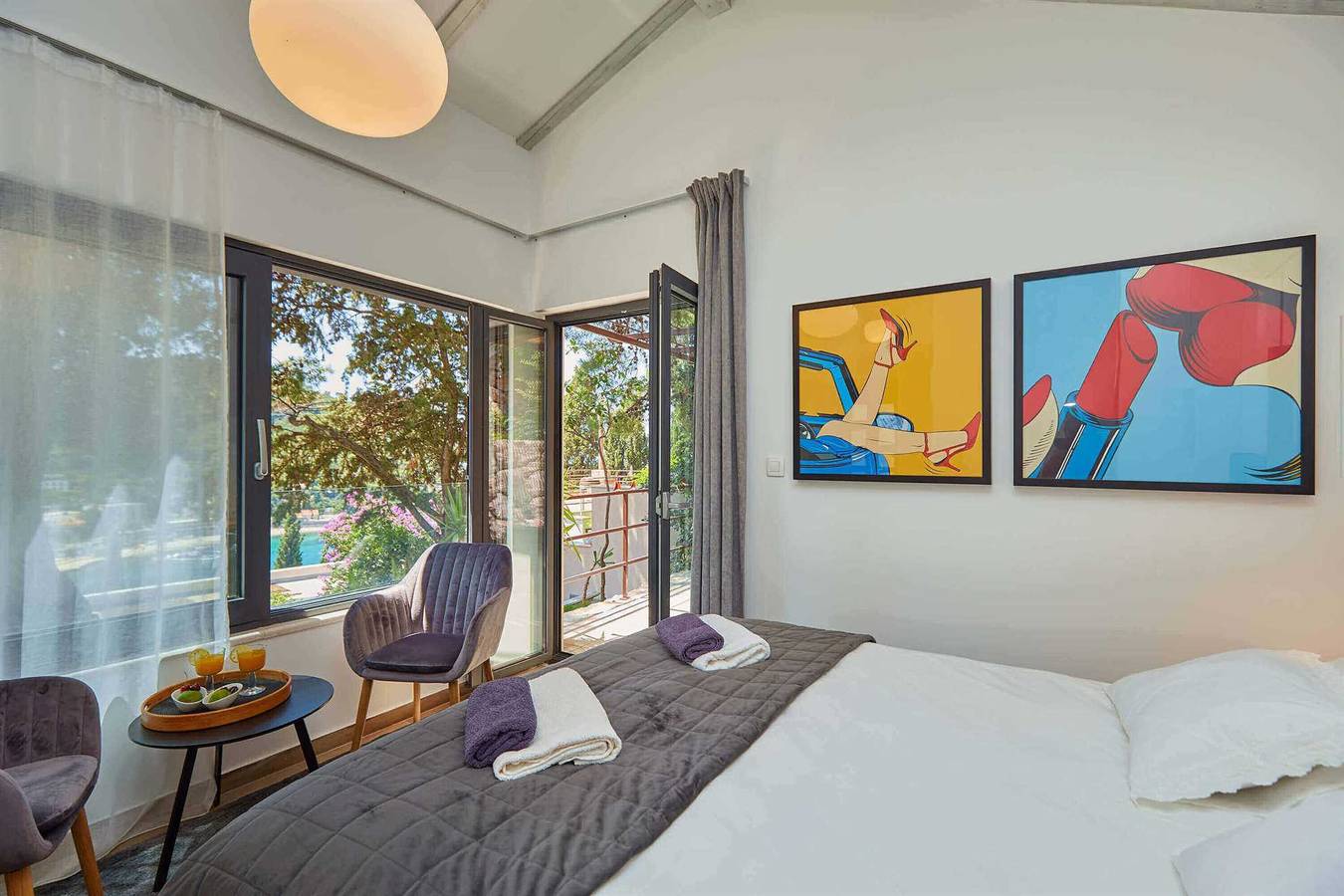 Studio Silva in Lapad with terrace and sea view in Dubrovnik, Grad Dubrovnik