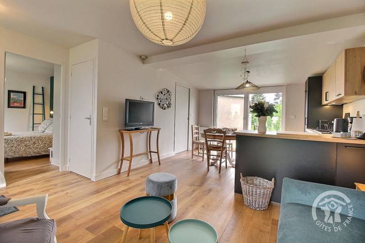 Gîte pour 2 personnes, avec Terrasse ainsi que Jardin et Vue à Pordic - 2