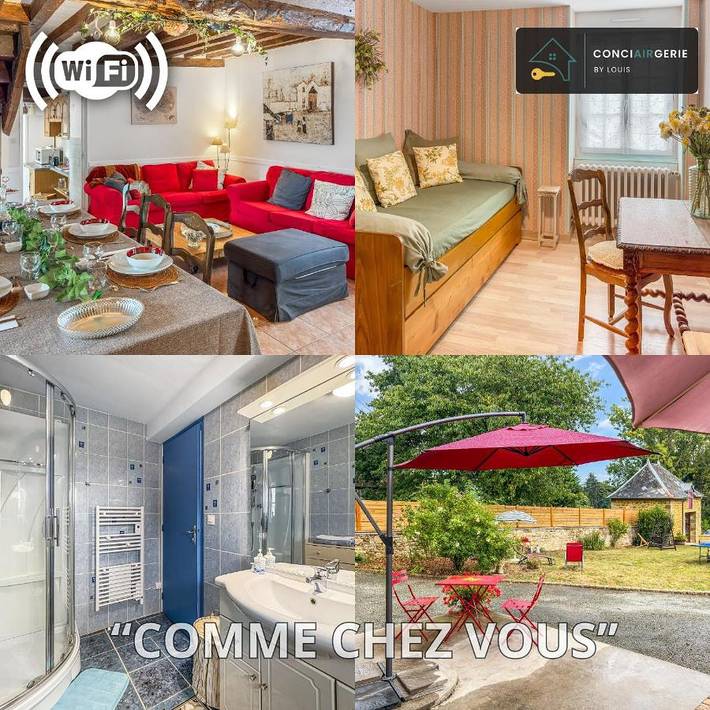 Maison de vacances pour 10 personnes, avec jardin et vue