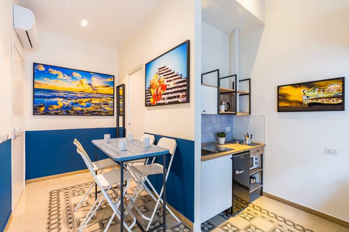 Apartamento para 4 personas, con balcón en Nápoles