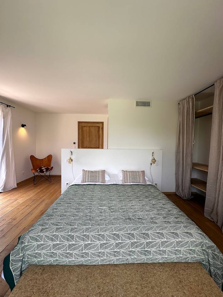 Zimmer 'Chambre 2' mit Bergblick, WLAN und Klimaanlage in Murato, Calvi und Umgebung