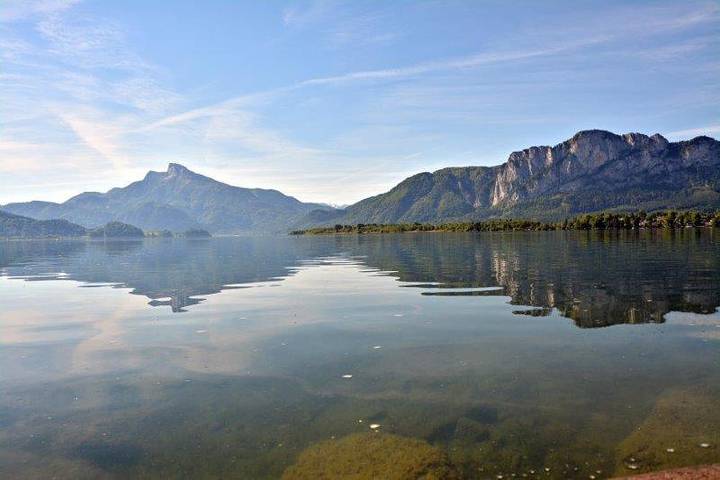 Ferienwohnung für 5 Personen, mit Terrasse und Seeblick sowie Ausblick, mit Haustier in Mondsee (Stadt) - 3