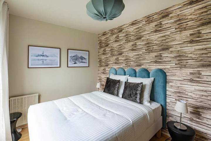 Gîte pour 6 personnes, avec balcon ainsi que vue sur le lac et vue dans Lac De Creteil Creteil - 4