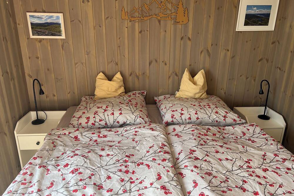 Ferienhütte mit wunderschönem Ausblick, nahe Loipe/Lift. Hunde willkommen. in Vrådal, Kviteseid