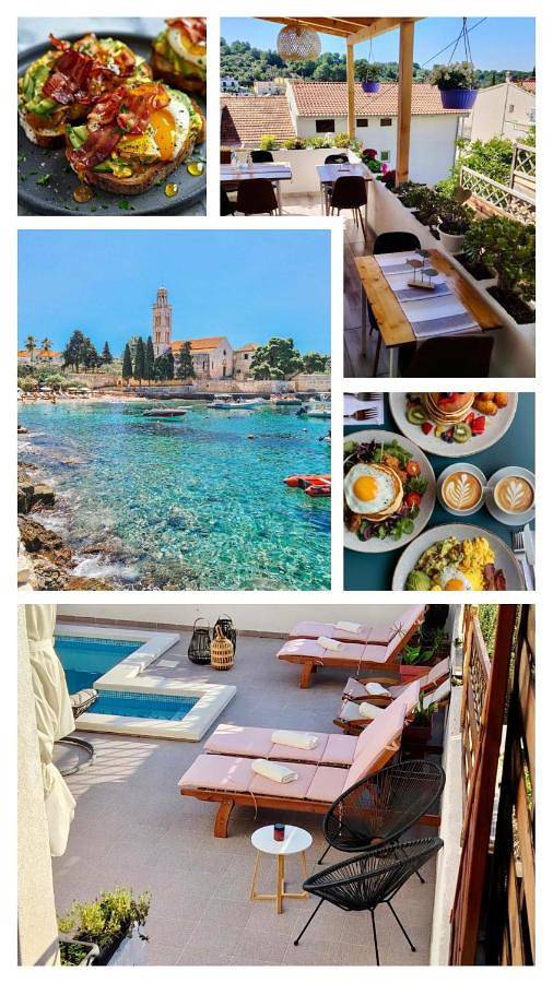 Chambre d’hôte pour 2 personnes, avec Terrasse ainsi que Jardin et Piscine dans Hvar - 2