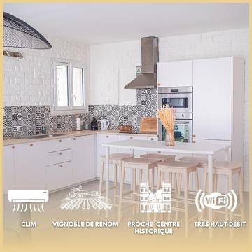 Gîte pour 6 personnes, avec vue et terrasse à Châteauneuf-du-Pape