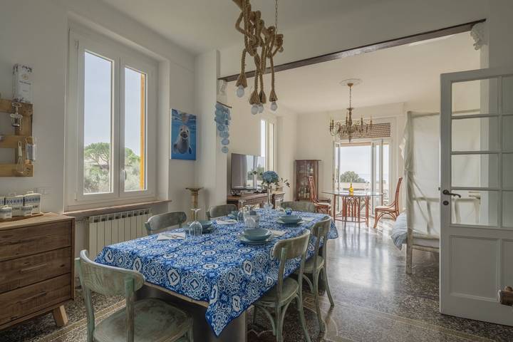 Gîte pour 8 personnes, avec balcon, animaux acceptés dans Nervi (Genova) - 3