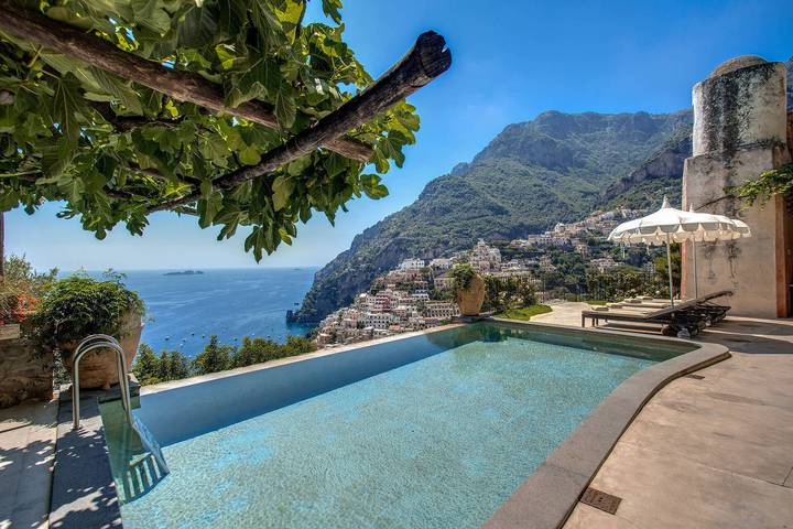 Villa voor 16 personen met tuin in Positano, Sorrento Coast