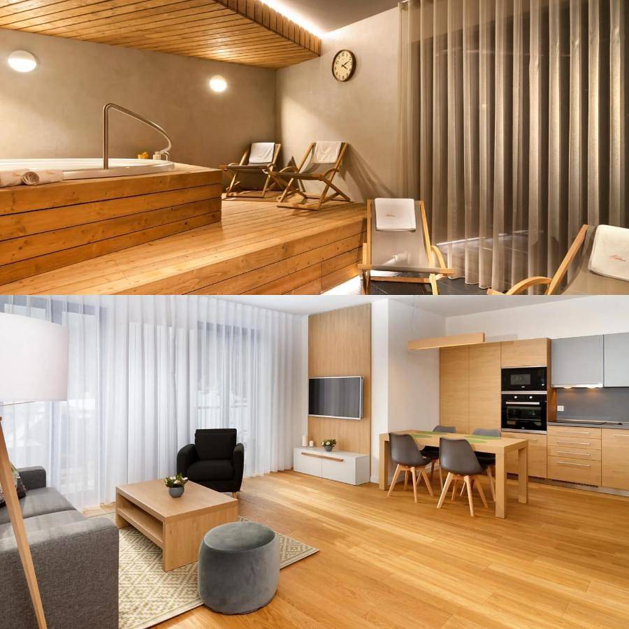 Cały apartament, Aparthotel Residence Grand Špindlerův Mlýn in Szpindlerowy Młyn, Trutnov region