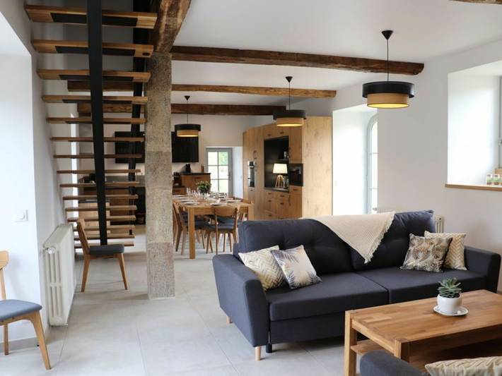 Gîte pour 10 personnes, avec terrasse et piscine à Les Herbiers - 3