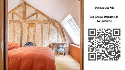 Chambre d’hôte pour 2 personnes, avec piscine ainsi que jardin et vue à Bessé-sur-Braye