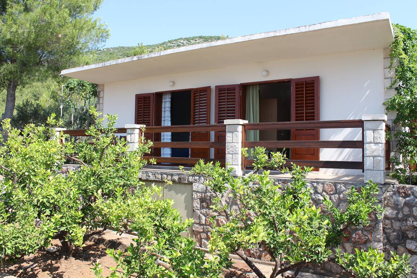 Ganze Wohnung, 1-Zimmer-Ferienwohnung mit Terrasse und Meerblick Zavala, Hvar A-15357-b in Zavala, Hvar