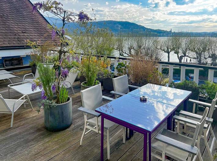 Gîte pour 4 personnes, avec terrasse ainsi que vue et piscine, animaux acceptés dans Port d'Albigny - 2