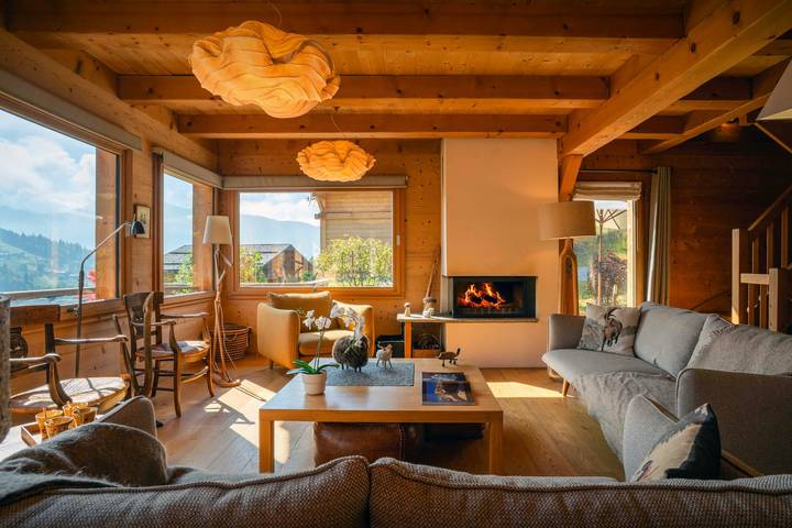 Chalet pour 12 personnes, avec jardin, adapté aux familles à Le Grand-Bornand - 2