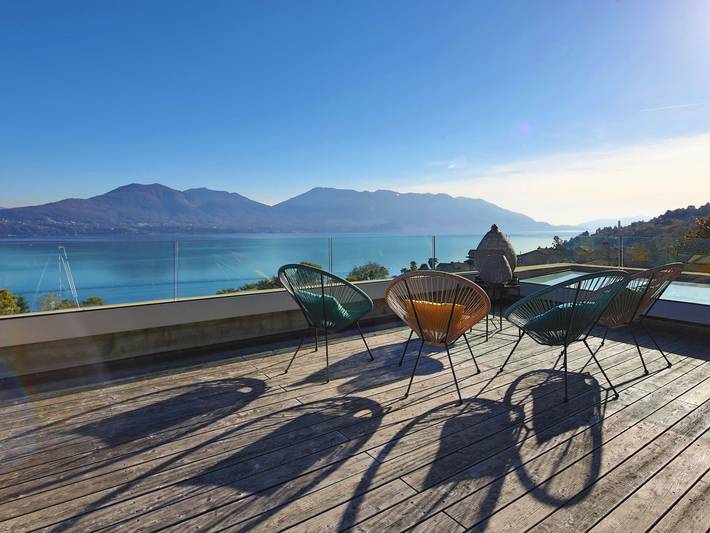 Ferienhaus für 4 Personen, mit Balkon und Terrasse sowie Garten und Seeblick am Lago Maggiore - 2