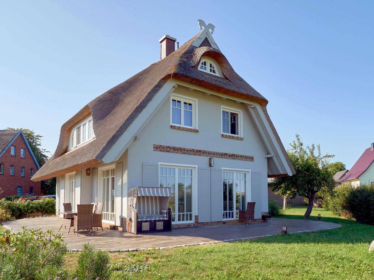 Reethus Reddevitz mit Kamin, Sauna, Terrasse, Boddenblick in Alt Reddevitz, Mönchgut