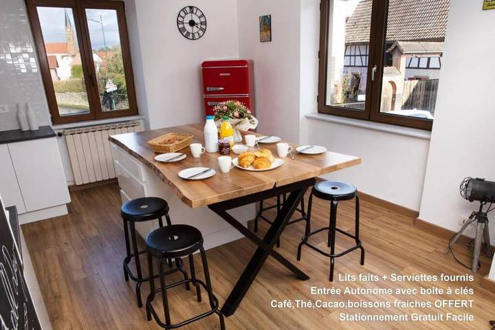 Gîte pour 4 personnes, avec jardin à Ettendorf (homonymie)