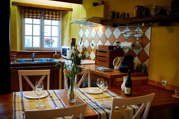 Maison de vacances pour 4 personnes, avec terrasse et vue