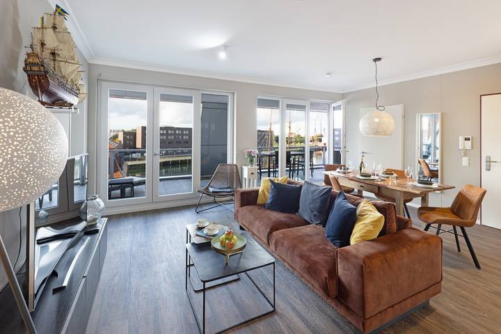 Ferienwohnung für 4 Personen, mit Balkon und Terrasse in Wismar