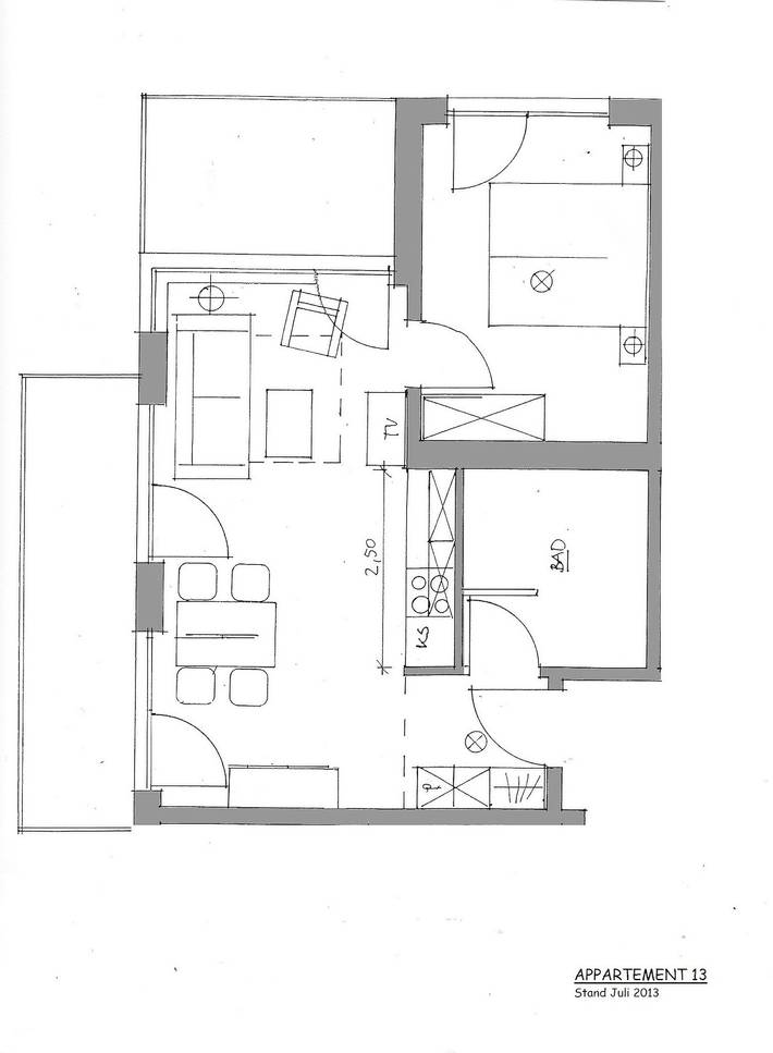 Ferienwohnung für 3 Personen, mit Balkon und Seeblick in Eckernförde - 2