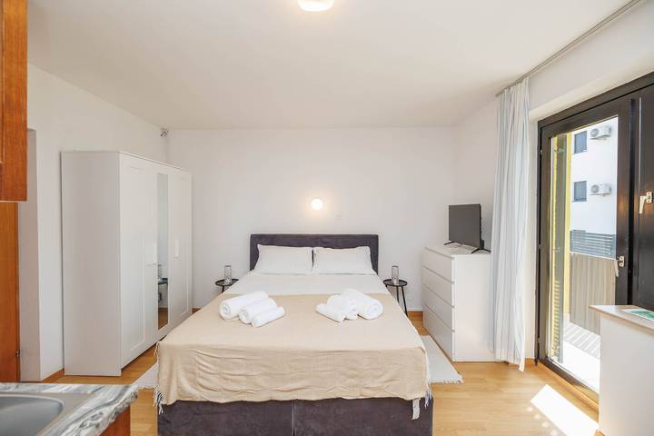 Studio für 2 Personen, mit Balkon/Terrasse auf Krk