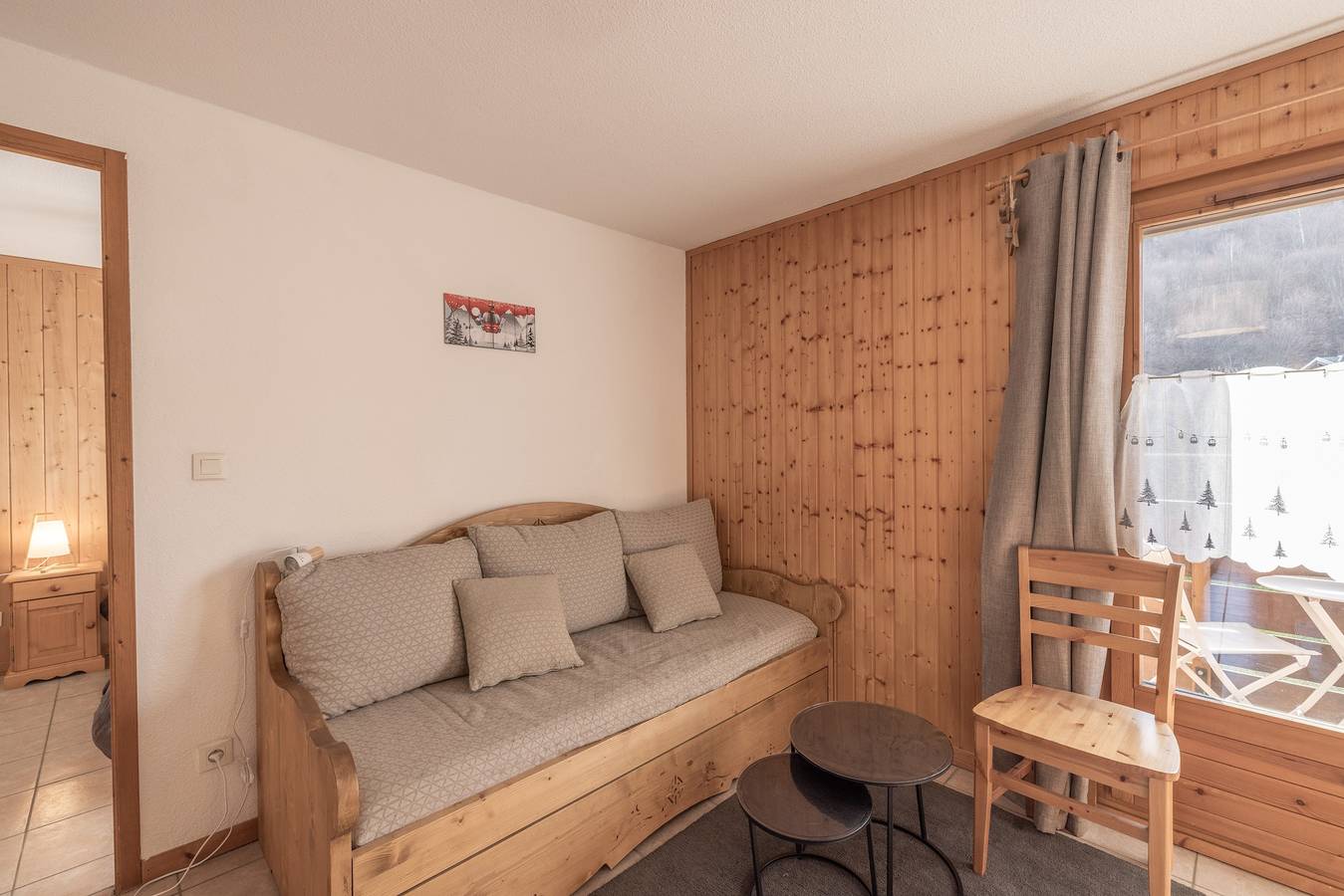 Apartamento entero, Apartamento 'Residence Des Neiges - Immoclean' con vistas a la montaña, balcón y Wi-Fi in Station de Morillon, Grand Massif