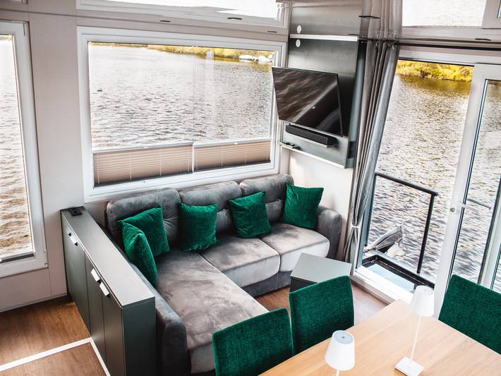 Hausboot für 6 Personen, mit Terrasse und Sauna in Brandenburg - 3