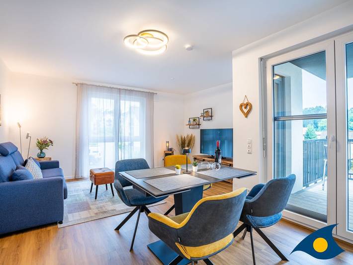 Ferienwohnung für 5 Personen, mit Balkon und Ausblick in Kölpinsee - 3