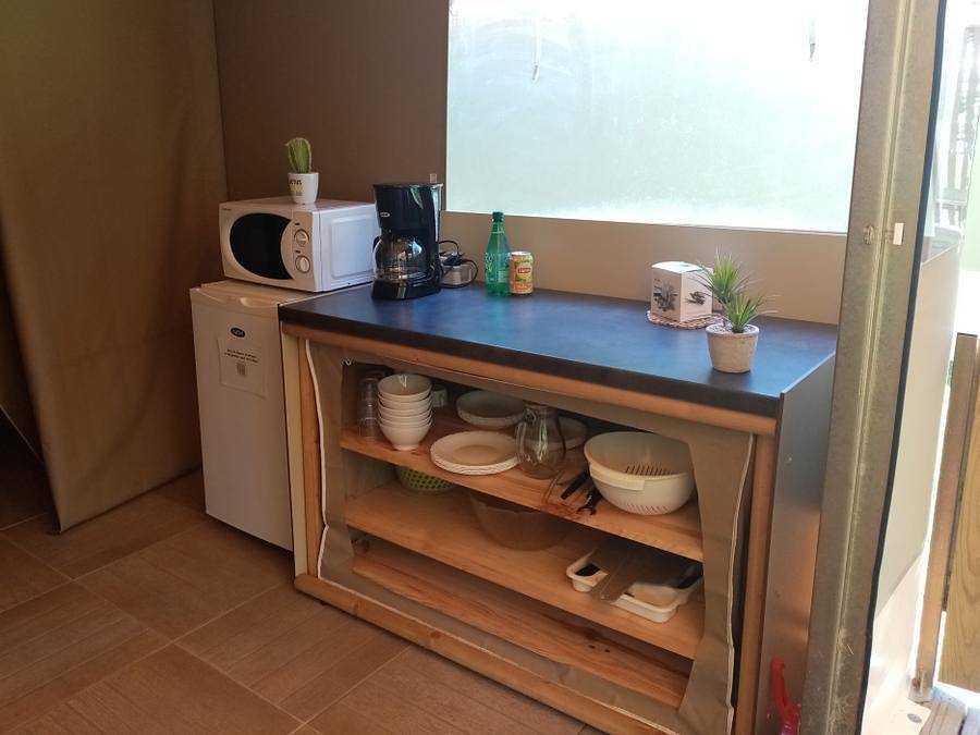 Camping la Vallée de Poupet - Lodge 5 personnes - Lodge Famille in Saint-Malô-du-Bois, Vallée de la Loire