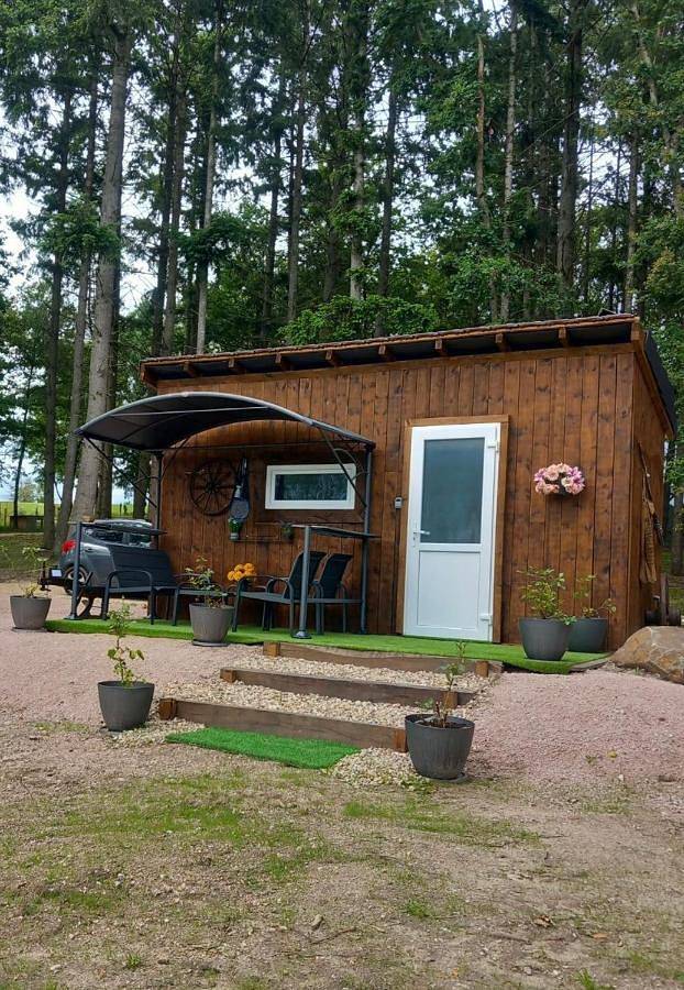 Camping pour 4 personnes, avec Terrasse et Jardin ainsi que Vue et Vue sur le lac