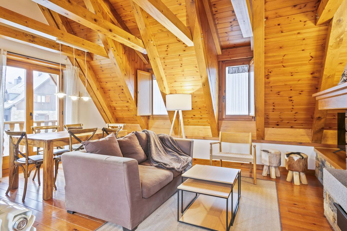 Ferienhaus für 7 Personen mit Balkon in Vielha, Vielha e Mijaran