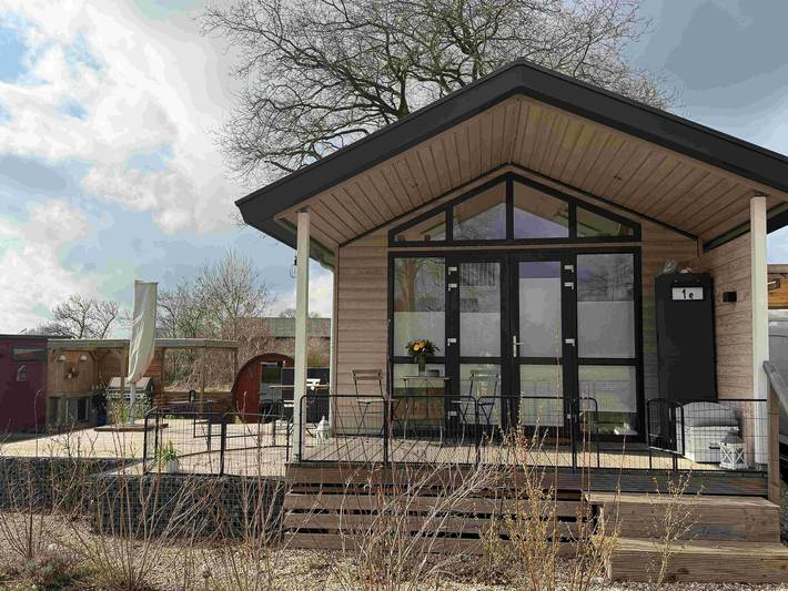 Ferienhaus für 4 Personen, mit Terrasse und Garten sowie Sauna, mit Haustier