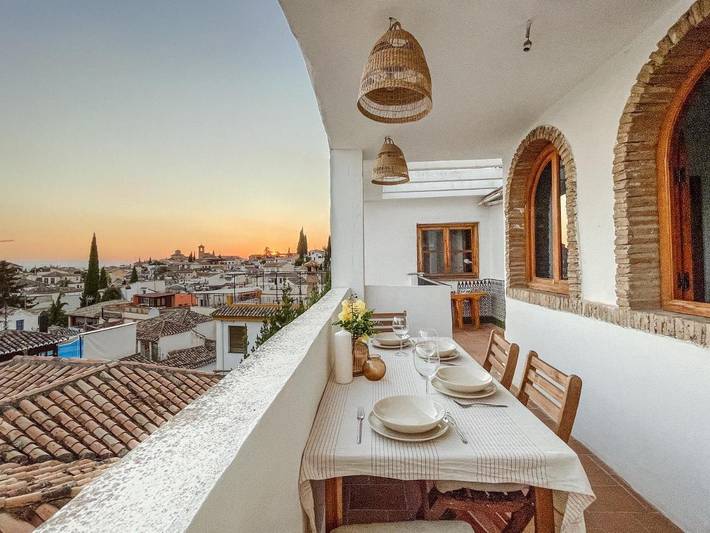 Casa rural para 8 personas, con balcón y vistas en Granada - 2