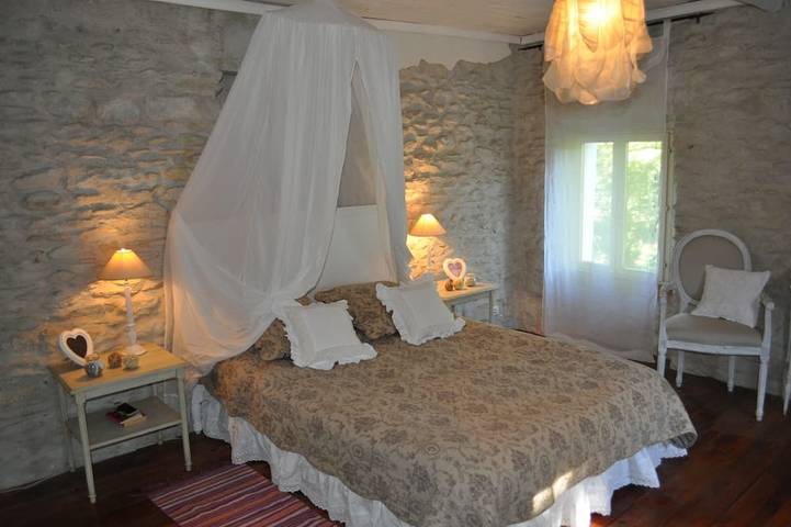 Gîte pour 6 personnes, avec Terrasse ainsi que Jardin et Piscine à Chamborigaud - 2